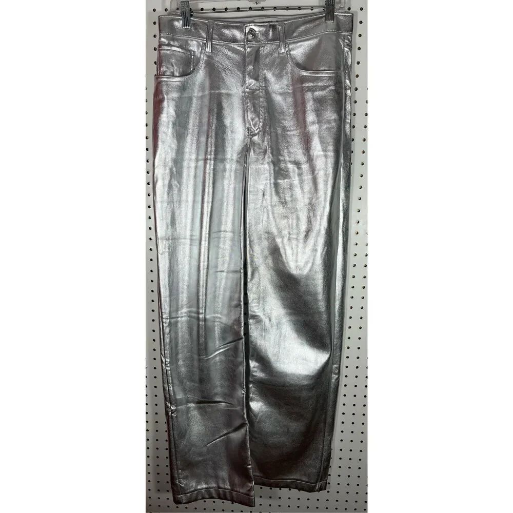 Abercrombie & Fitch patent Leather pants size 28